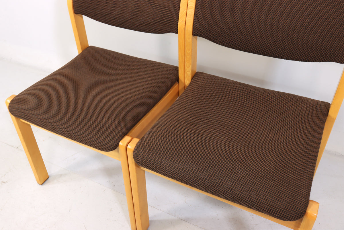 Mid Century Stühle 2er Set Vintage Skandinavisches Design Retro Chairs