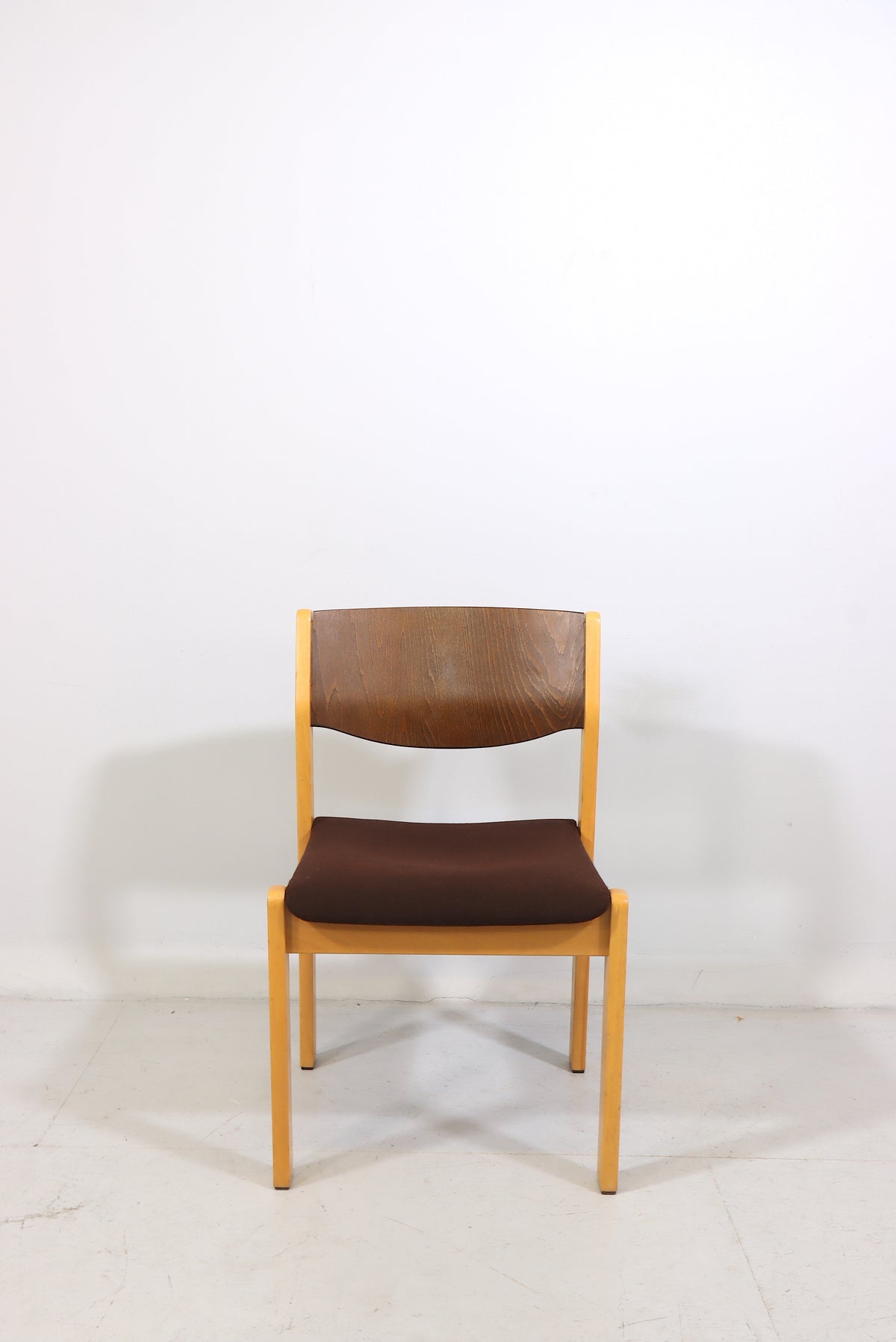 Mid Century Stuhl Vintage Skandinavisches Design Gepolstert Holz Retro Chair