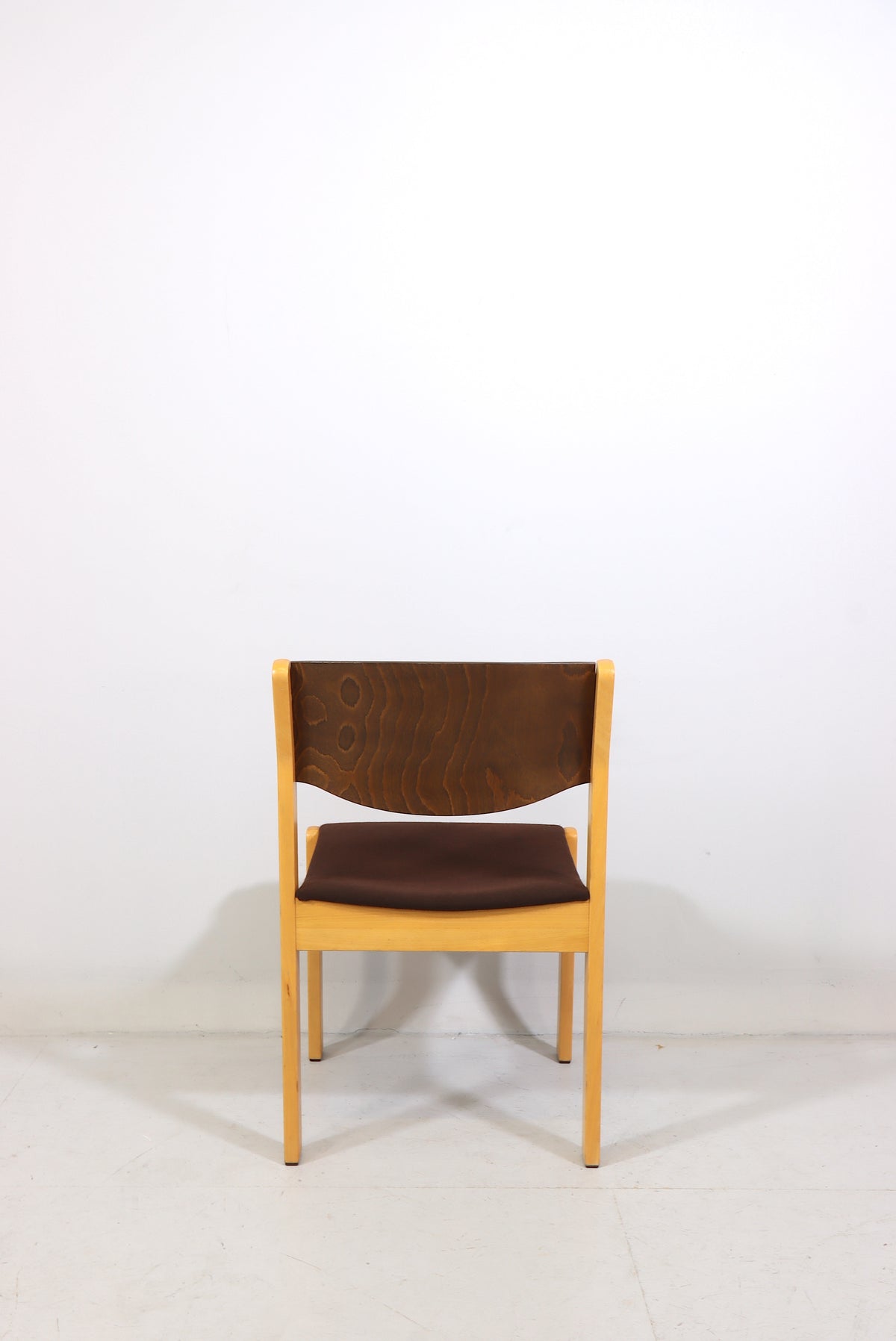 Mid Century Stuhl Vintage Skandinavisches Design Gepolstert Holz Retro Chair