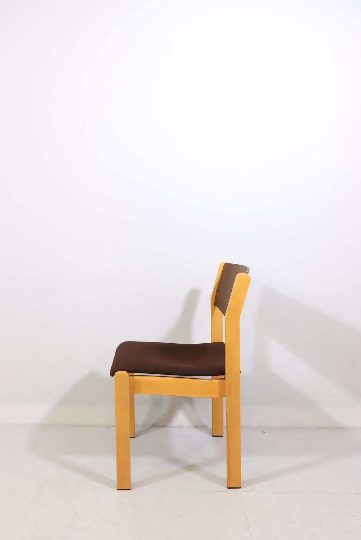 Mid Century Stuhl Vintage Skandinavisches Design Gepolstert Holz Retro Chair