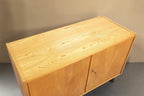 Vintage Space Hellerau 602 Kommode aus hellem Holz im Mid Century Design mit funktionstüchtigem Schloss