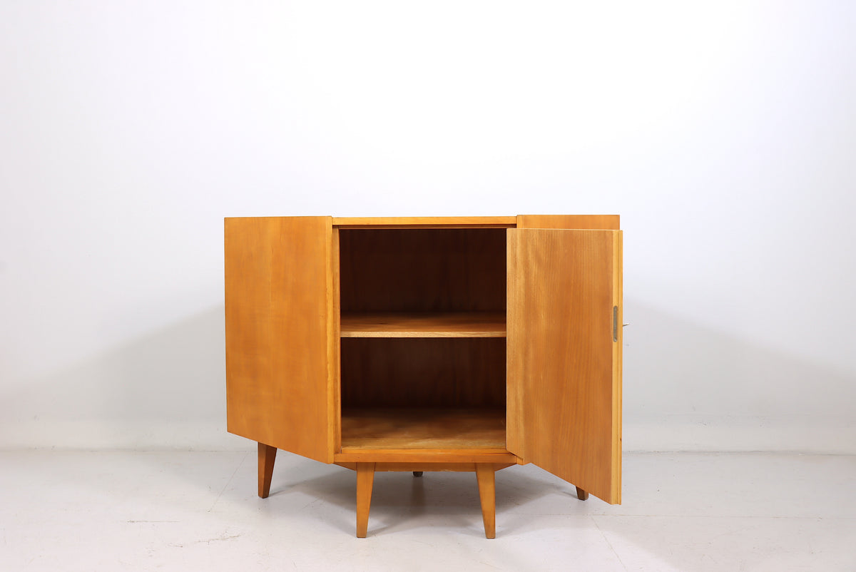 Mid Century Eckkommode Vintage Eckschrank DDR Kommode Retro