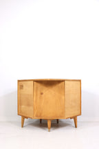 Mid Century Eckkommode Vintage Eckschrank DDR Kommode Retro