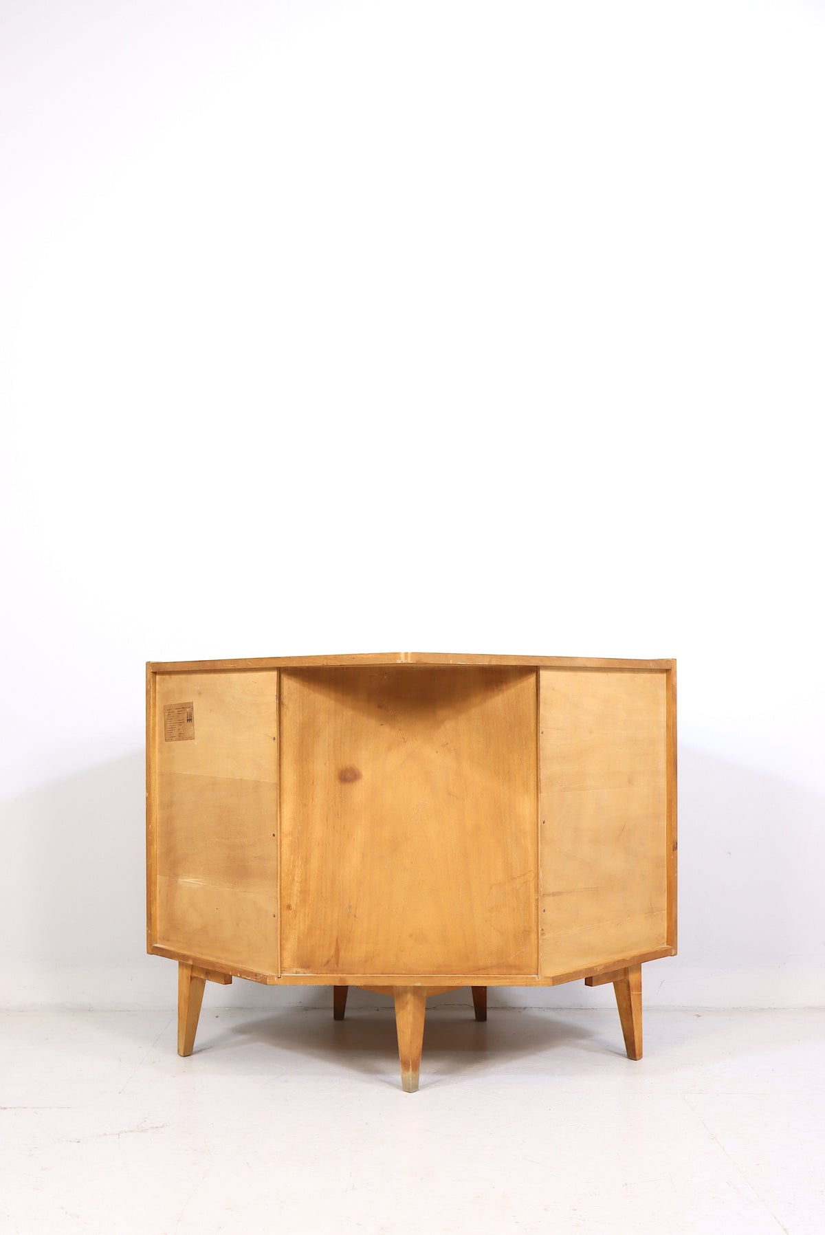 Mid Century Eckkommode Vintage Eckschrank DDR Kommode Retro