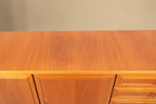 Vintage Space Sideboard Euroma aus Teakholz mit sichtbarer Holzmaserung und funktionalem Mid-Century-Design