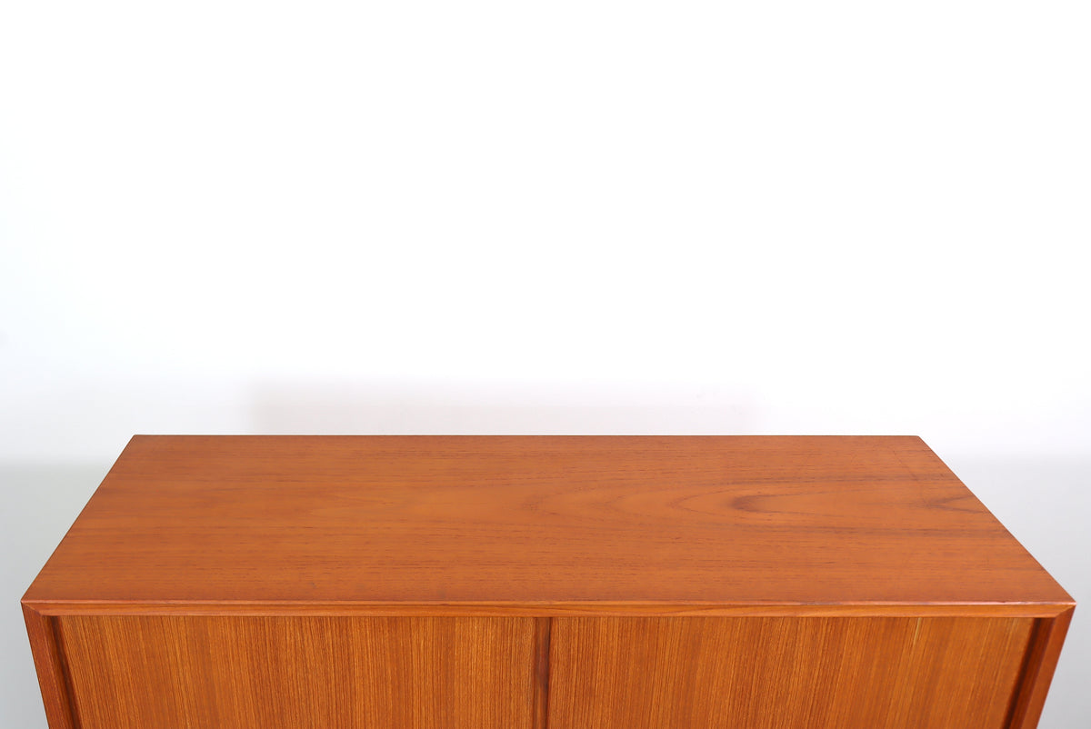 Mid Century Teak Aktenschrank 60er Jahre Vintage Bücherschrank Holzschrank Filing Cabinet Bookcase