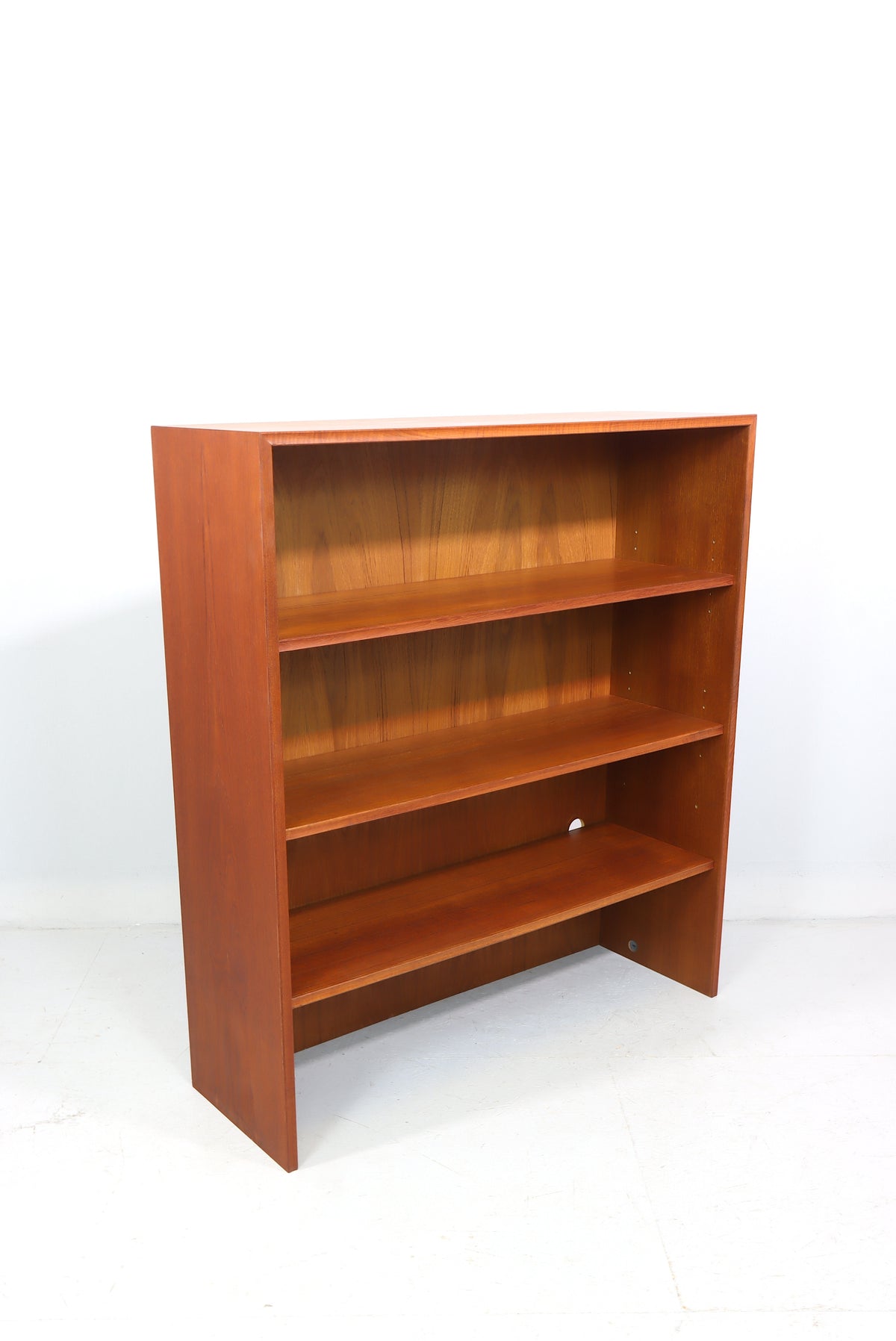 Mid Century Teak Bücherregal Vintage Raumteiler 60er Jahre Retro Regal Bookcase Room Divider