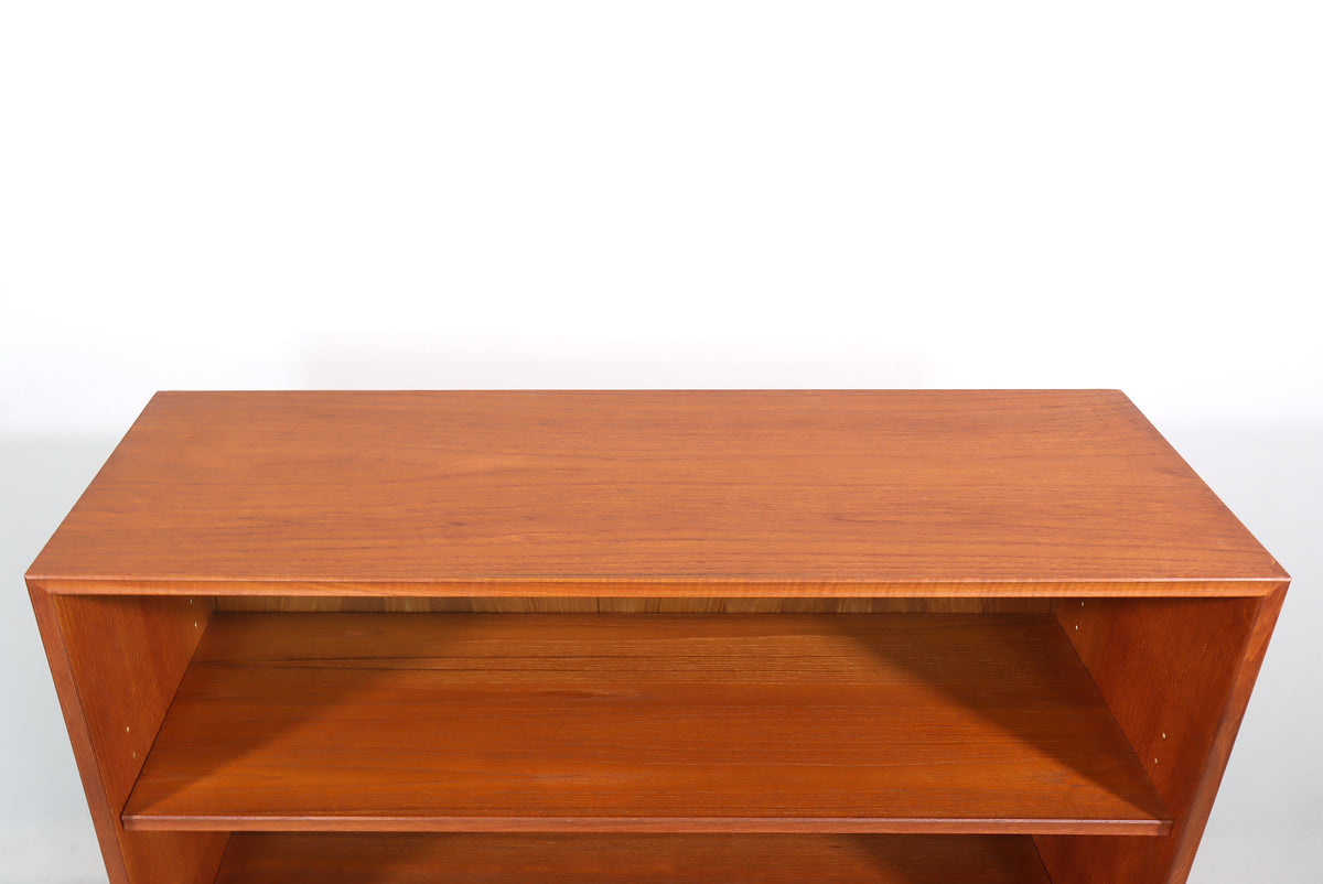 Mid Century Teak Bücherregal Vintage Raumteiler 60er Jahre Retro Regal Bookcase Room Divider