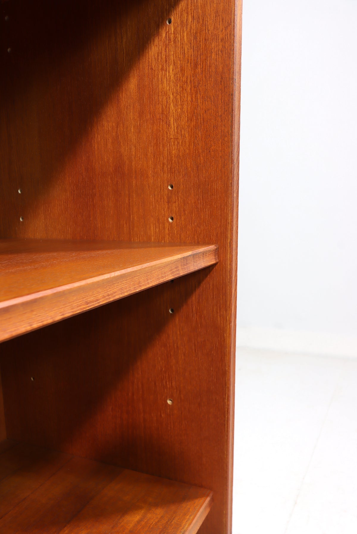 Mid Century Teak Bücherregal Vintage Raumteiler 60er Jahre Retro Regal Bookcase Room Divider