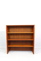 Mid Century Teak Bücherregal Vintage Regal Shelving Unit Retro Bookcase