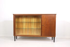 Mid Century Vitrine Vintage Highboard Sideboard Retro Vitrinenschrank Schrank Glass Cabinet