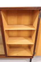 Mid Century Vitrine Vintage Highboard Sideboard Retro Vitrinenschrank Schrank Glass Cabinet