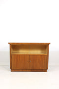 Mid Century Kommode Vitrine Vintage Sideboard Glasvitrine Holzschrank Glass Cabinet Storage