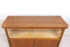 Mid Century Kommode Vitrine Vintage Sideboard Glasvitrine Holzschrank Glass Cabinet Storage