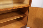 Mid Century Kommode Vitrine Vintage Sideboard Glasvitrine Holzschrank Glass Cabinet Storage