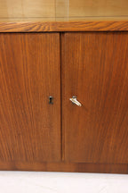Mid Century Kommode Vitrine Vintage Sideboard Glasvitrine Holzschrank Glass Cabinet Storage