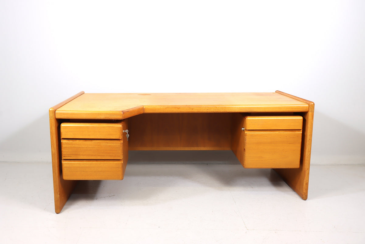 Mid Century Schreibtisch Vintage Executive Desk Retro Büro Home Office Writing Desk