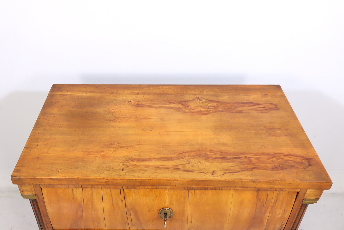 Original Biedermeier Kommode Antik Empire Holz Sideboard Cabinet Vintage Schrank