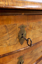Antike Biedermeier Kommode Nussbaum um 1820 1850 Originales Sammlerstück Antique Chest of Drawers
