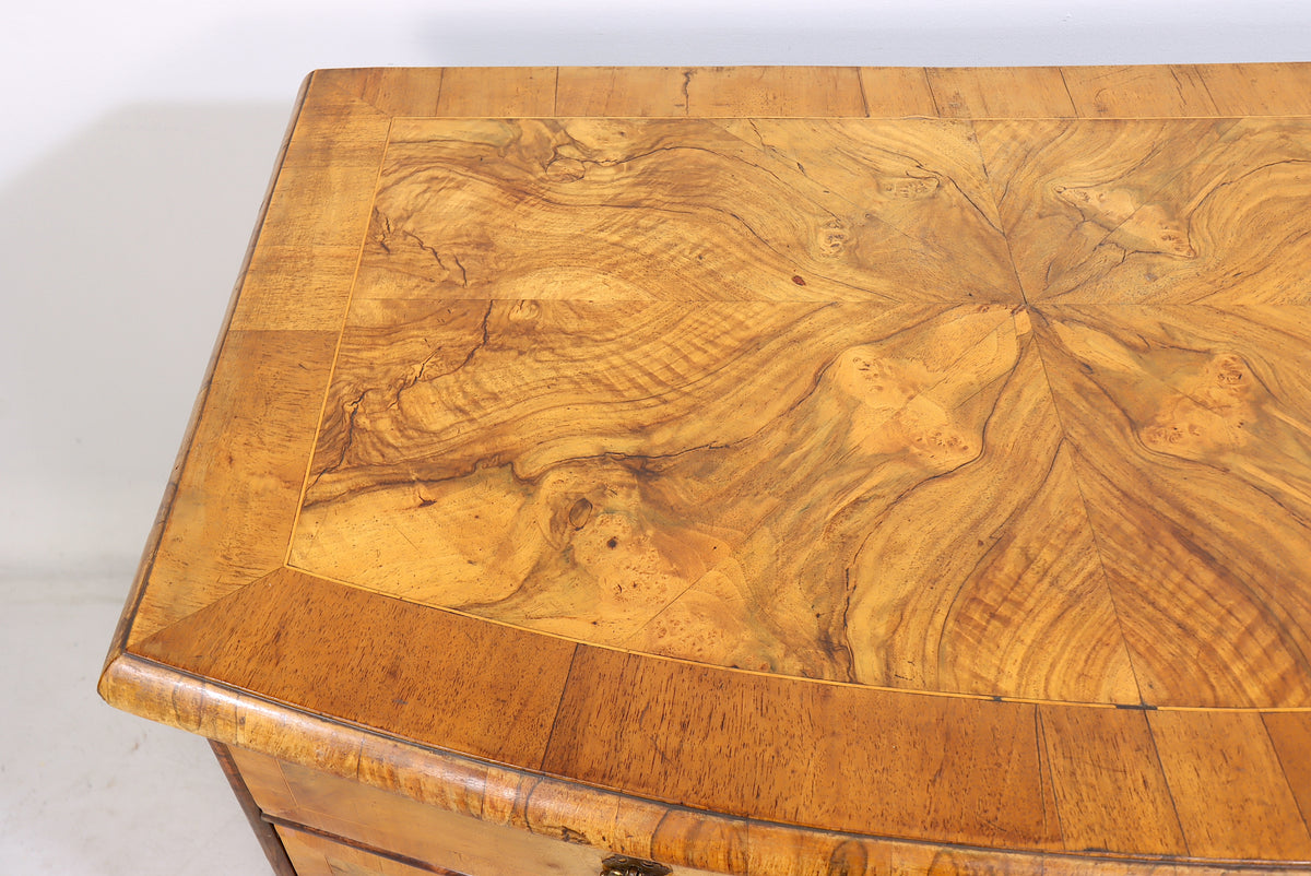 Antike Biedermeier Kommode Nussbaum um 1820 1850 Originales Sammlerstück Antique Chest of Drawers