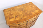 Antike Biedermeier Kommode Nussbaum um 1820 1850 Originales Sammlerstück Antique Chest of Drawers