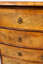 Antike Biedermeier Kommode Nussbaum um 1820 1850 Originales Sammlerstück Antique Chest of Drawers