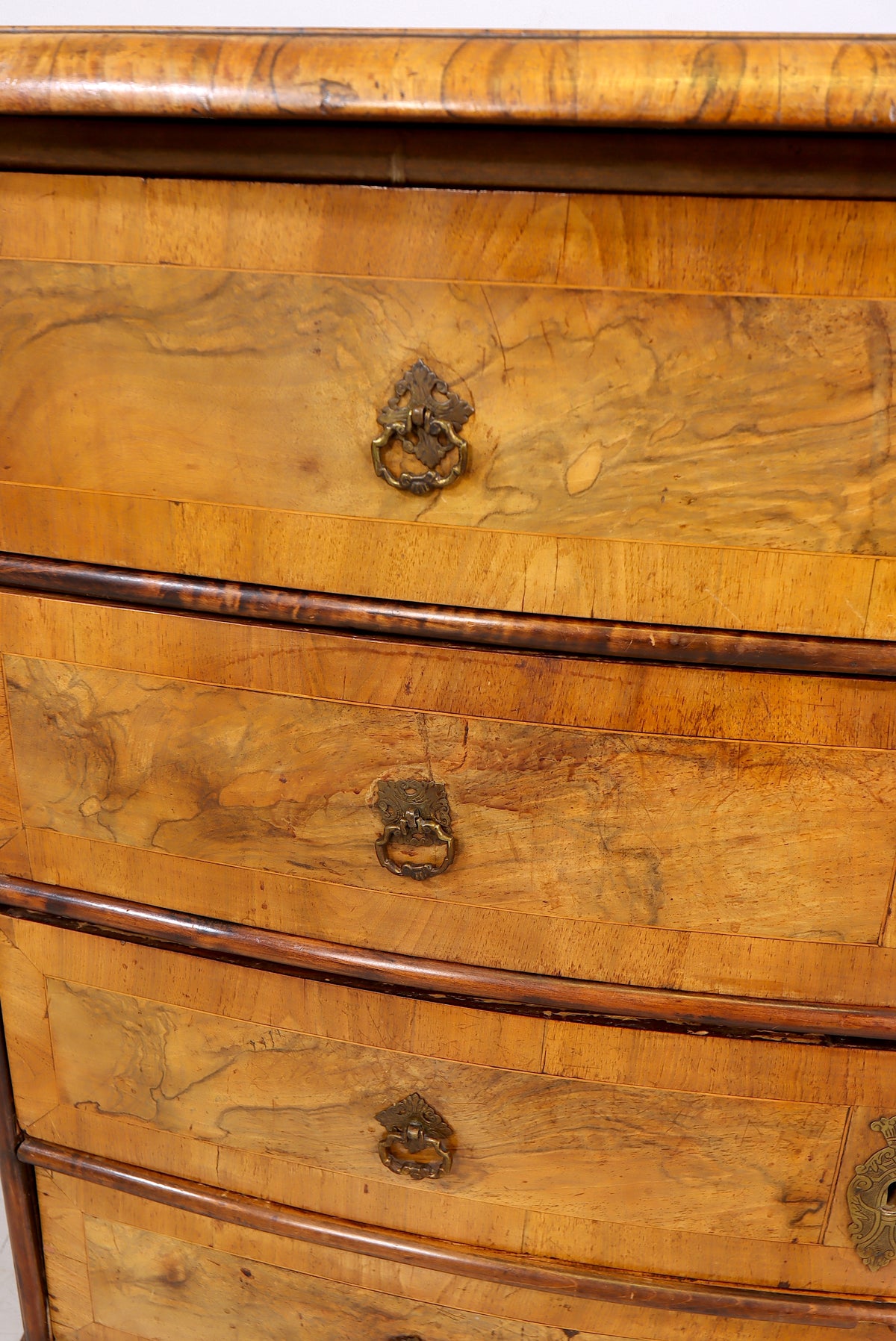 Antike Biedermeier Kommode Nussbaum um 1820 1850 Originales Sammlerstück Antique Chest of Drawers