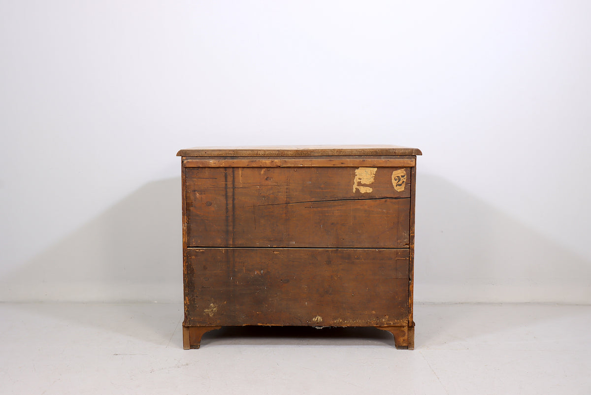 Antike Biedermeier Kommode Nussbaum um 1820 1850 Originales Sammlerstück Antique Chest of Drawers