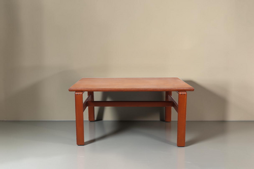 Vintage Space Couchtisch aus massivem Teakholz im skandinavischen Mid-Century Design der 60er Jahre