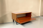 Vintage Space Hellerau 430 Sideboard aus Ozean Nussbaum mit Klapptür im Mid-Century Design