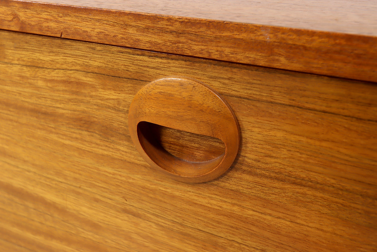 Original Hellerau 430 Kommode Ozean Nussbaum Mid Century Sideboard Vintage Cabinet