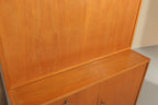 Vintage Space Hellerau Sekretär 605/1 aus Rüster Holz mit warmer Maserung im Mid-Century Design