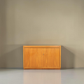 Vintage Space Hellerau Sekretär Kommode aus Holz im Mid-Century-Stil mit ausziehbarer Schreibfläche